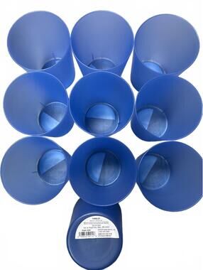 Room Essentials 18.25 fl oz Blue Plastic Tall Tumblers (10-Pack Set)